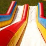 Dual Lane Climbing Dry Slide