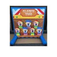 Clown Toss Inflatable Frame Game