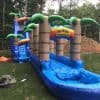 tropical water slide front view
