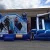 Frozen movie bounce house and wave slide