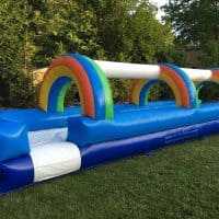 flat water slide side view