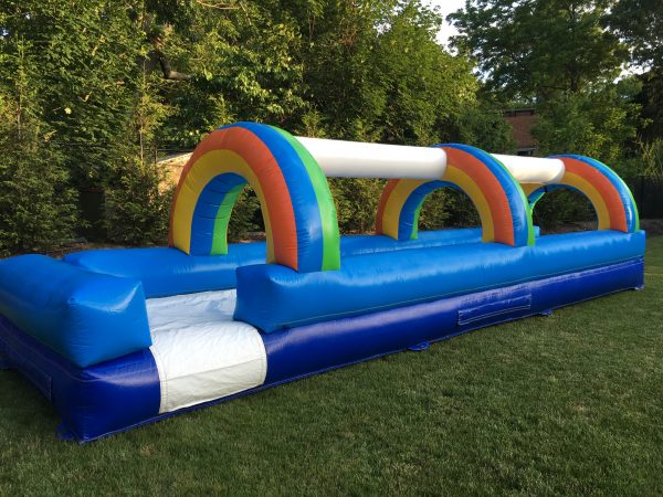 flat water slide side view