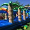 Water slide front view