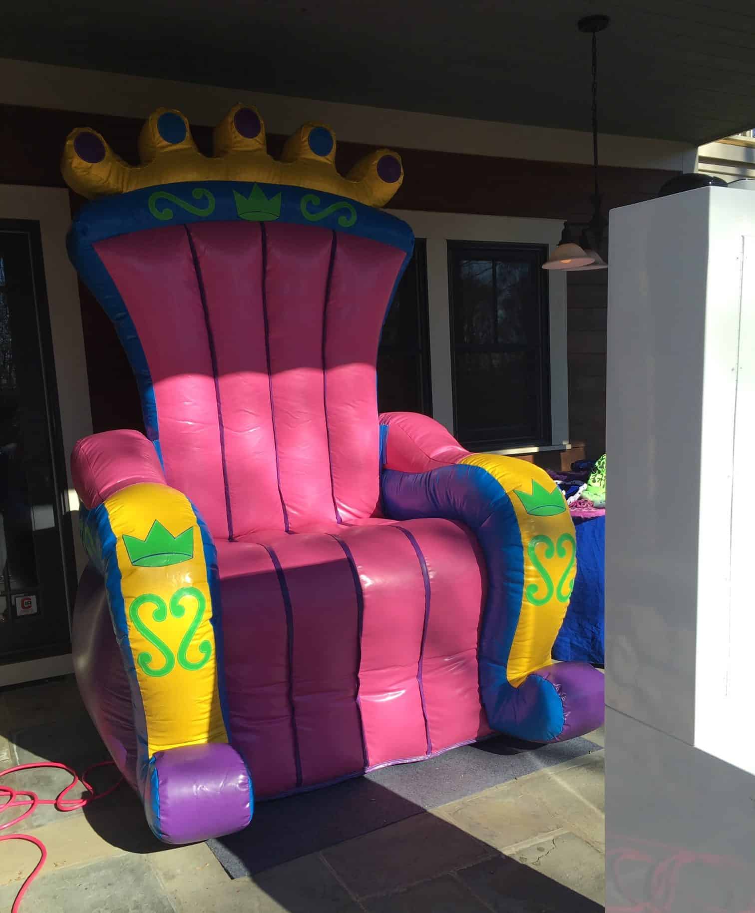 King & Princess Inflatable Chairs