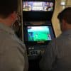 Person playing Golden Tee Game