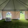 inside of event tent