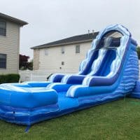 wave water slide front