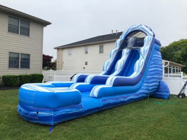 wave water slide front