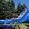 wave water slide side