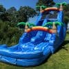 tropical water slide front view