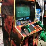 Maximum arcade machine side view