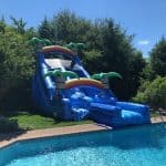 Inflatable Tropical Slide