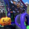 Spooky Slide and bounce house Combo bounce house side
