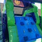 Spooky Slide and bounce house Combo inside