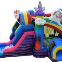 Unicorn-Combo-Bounce-house