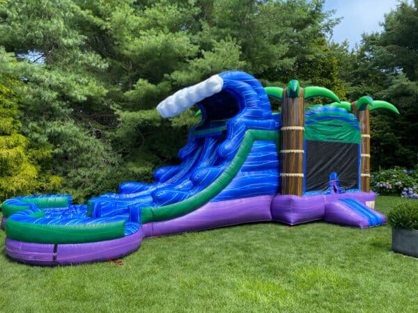 Tropical-Combo-Water-Slide-Rental