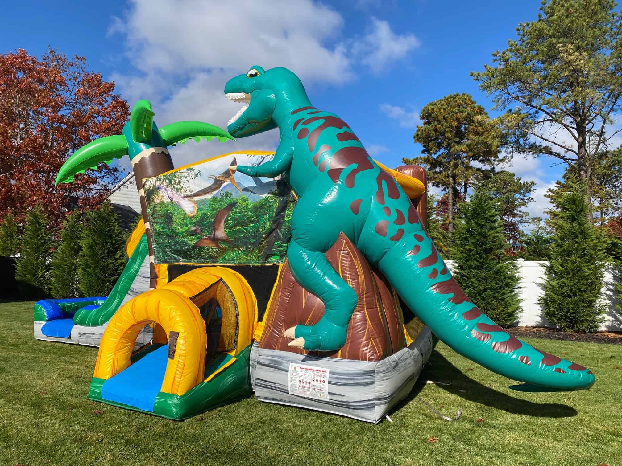 Jurassic Dinosaur Combo Bounce House The Big Bounce Theory