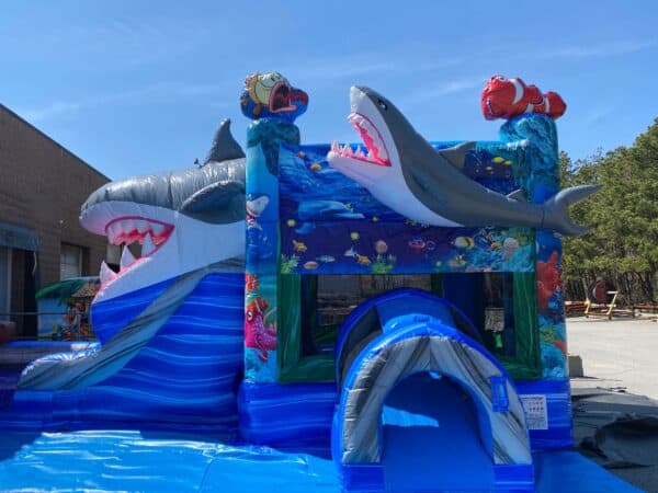 Shark-Combo-Bounce-House